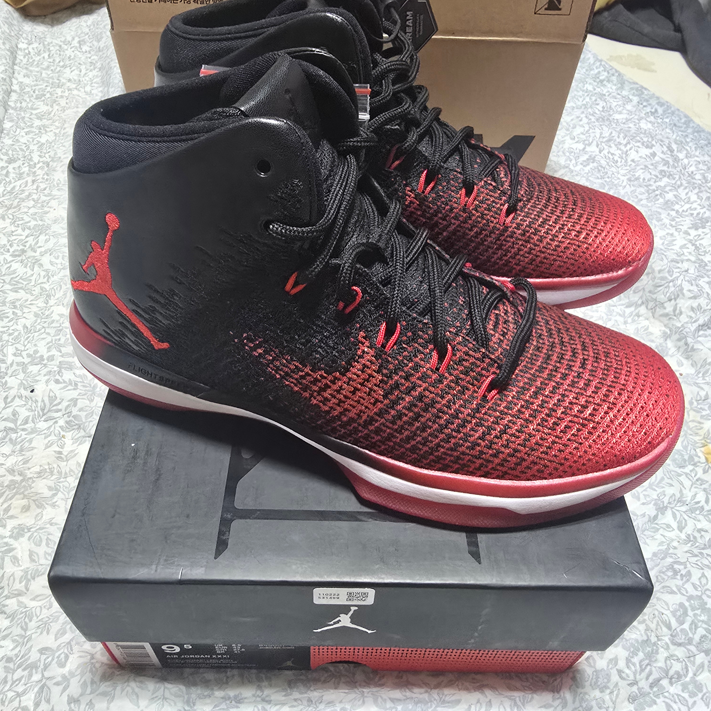Jordan XXXI Banned 착용 스타일 - 1