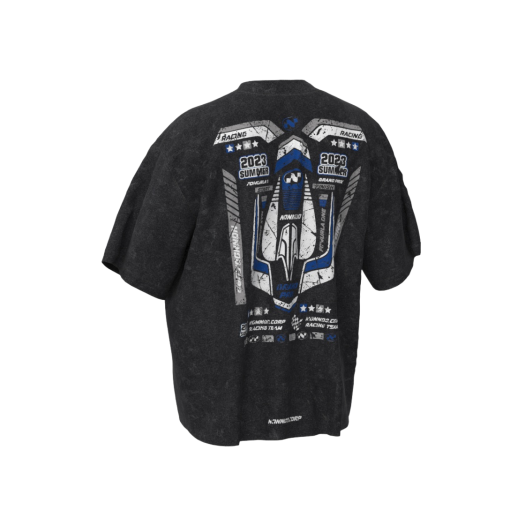 【PROJECT G/R】Sunday School Washed T-Shirt Navy 프로젝트 G/R 선데이 스쿨 워시드 티셔츠 네이비 | PROJECT G/R