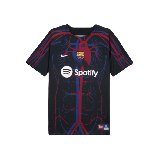 Nike x Patta x FC Barcelona Academy Pro Dri-Fit Short Sleeve Soccer Top Culers del Món (FD2372-011)