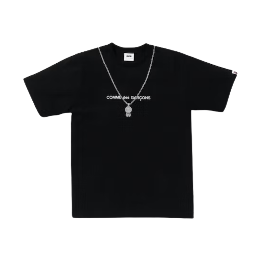 BAPE x Comme Des Garcon Osaka Baby Milo Chain #2 T-Shirt Black
