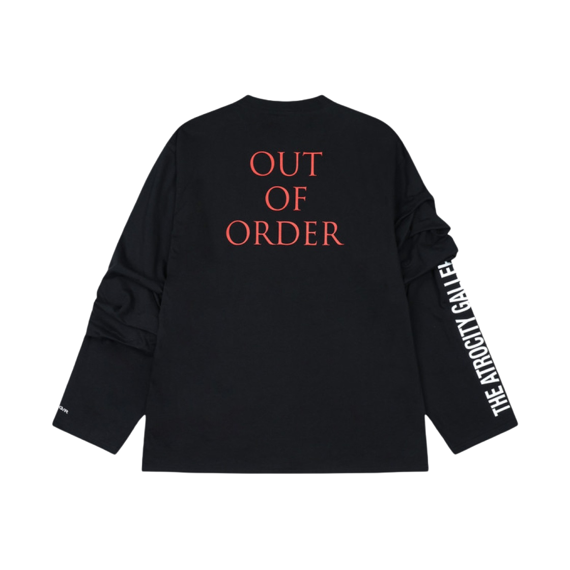★関税込★Project G/R★Loser Roll-Up Long Sleeve★ 프로젝트 G/R 루저 롤업 롱슬리브 블랙 | PROJECT G/R | KREAM