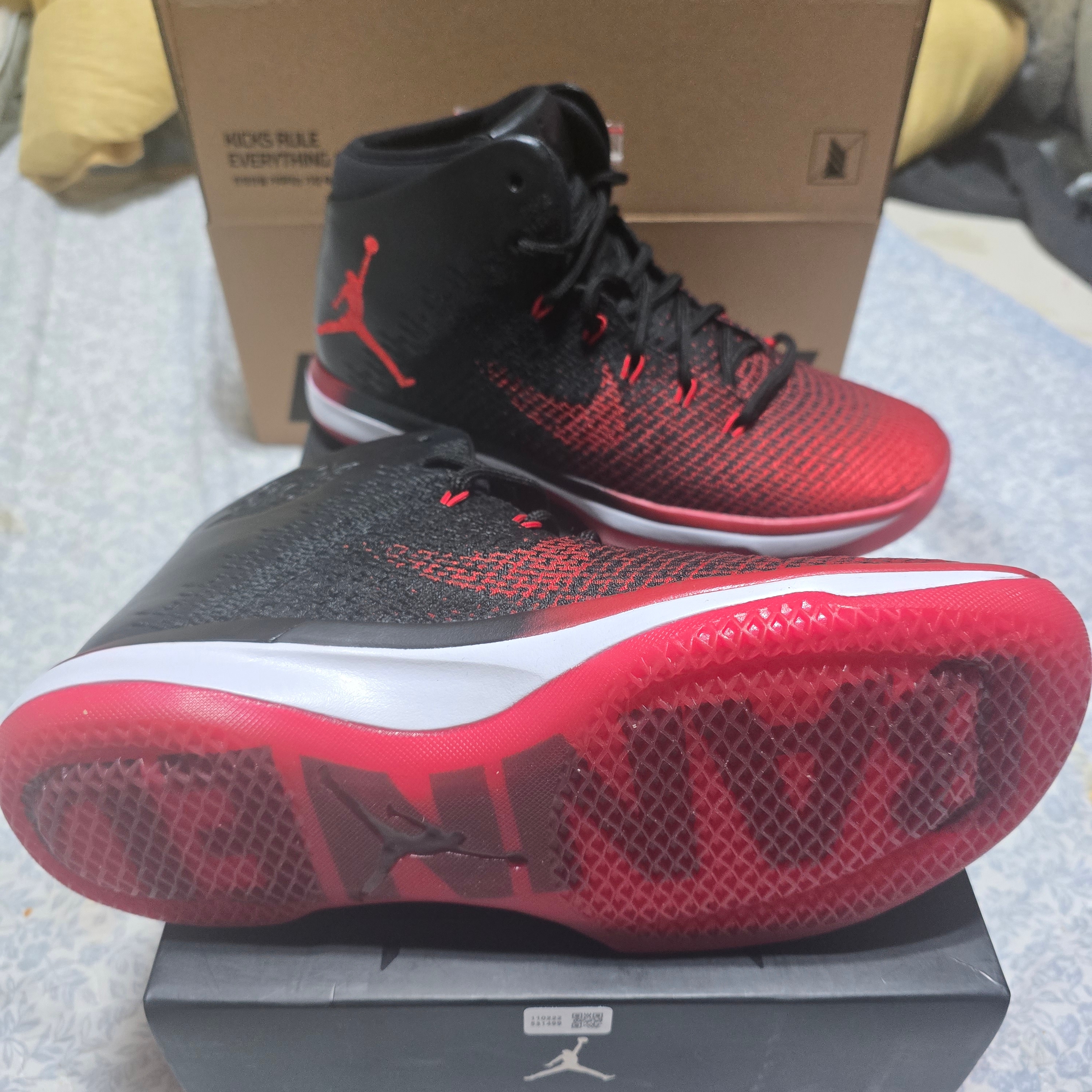 Jordan XXXI Banned 착용 스타일 - 2