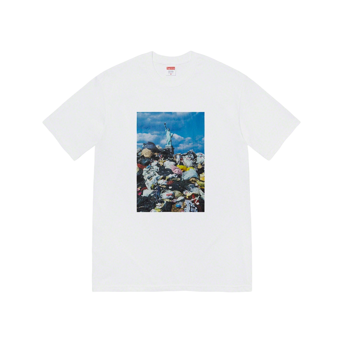 【SUPREME】 Trash T-Shirt White - 23SS Supreme Trash Tee (SS23) - $40