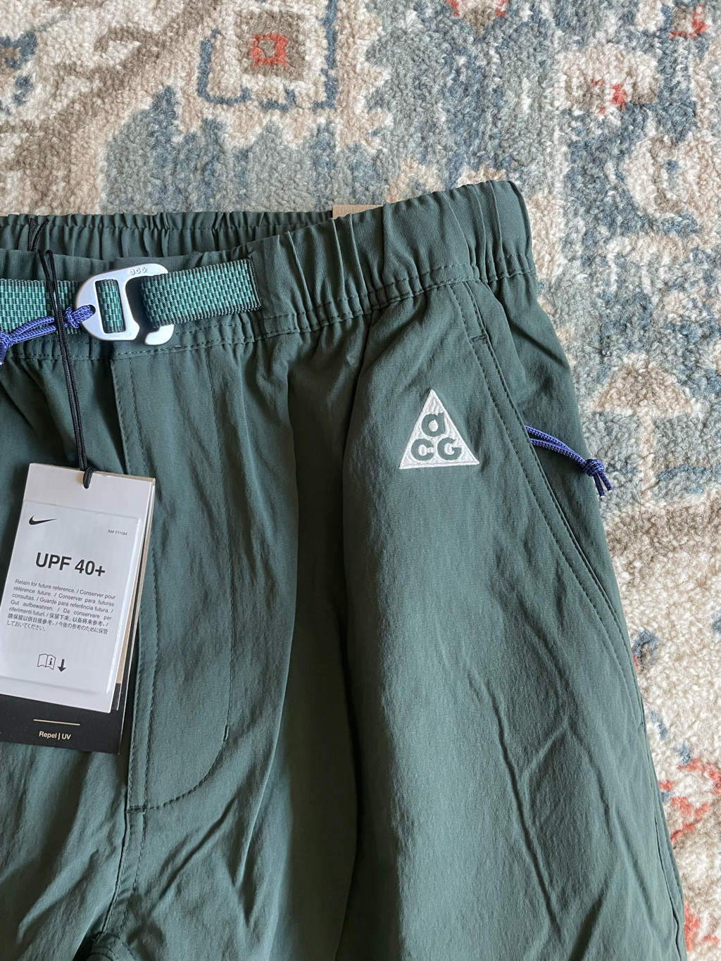 Nike ACG UV Hiking Pants Vintage Green - Asia 착용 스타일 - 2