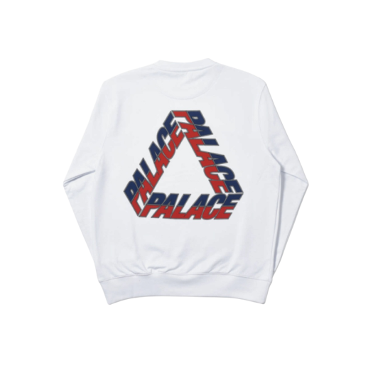 Palace Split P3 Crew White - 19FW