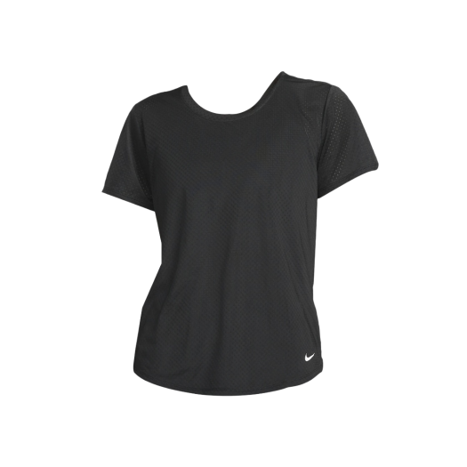 (W) Nike Dri-Fit One Breathe T-Shirt Black White - Asia