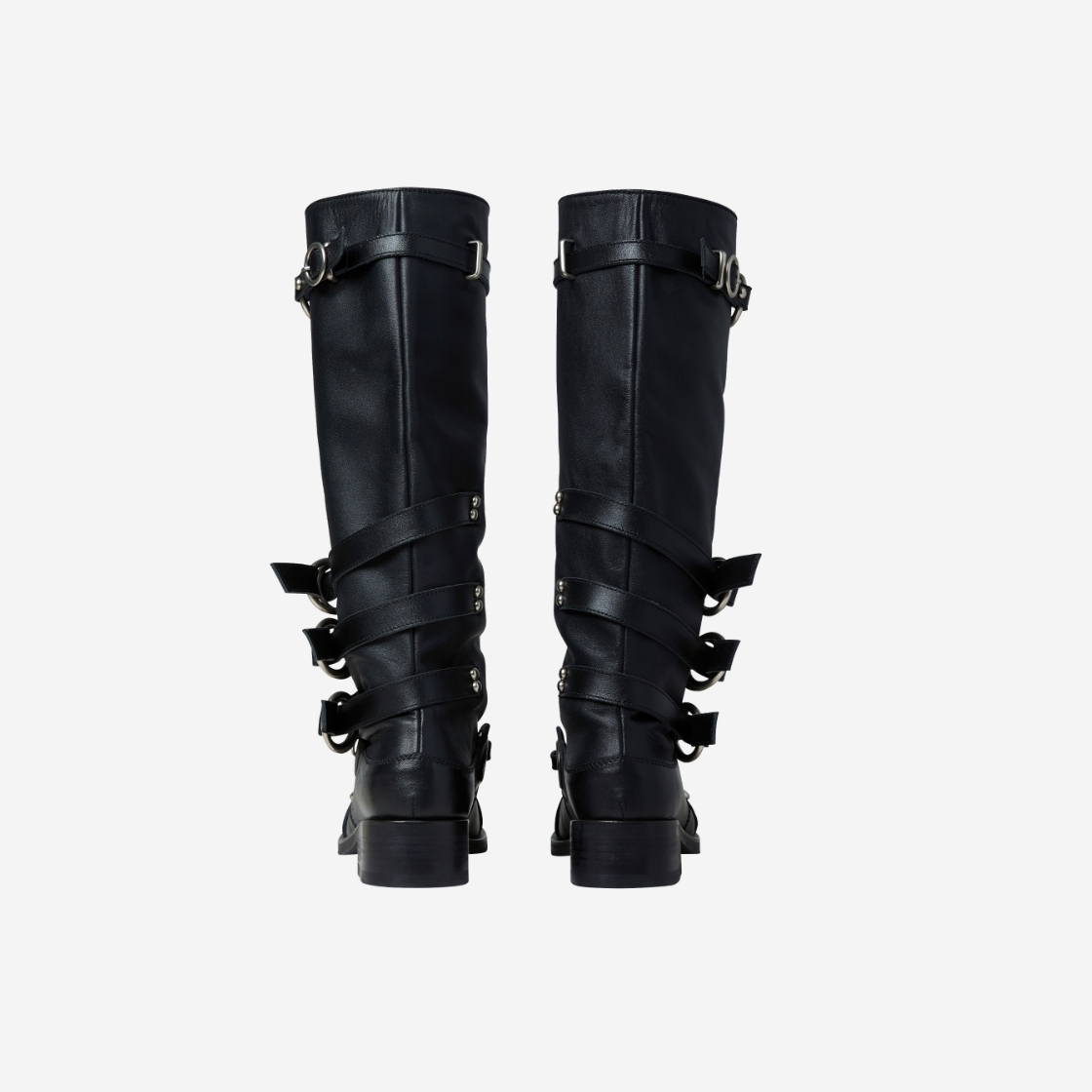 베이컨트 아카이브 로빈 엔지니어드 스트랩 부츠 블랙(Vacant Archive Robin Engineered Strap Boots Black) - 2