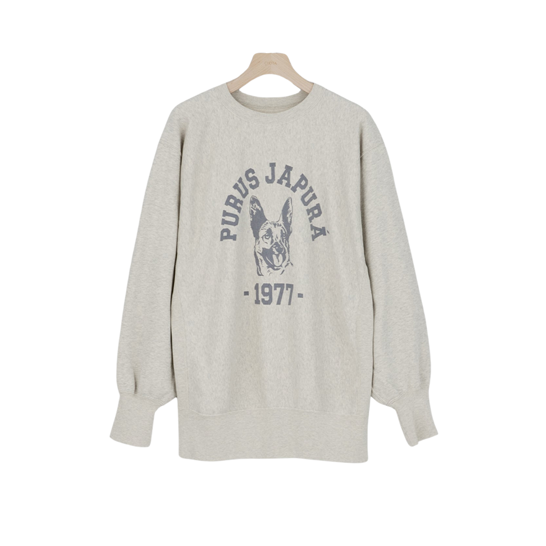 CSLM-123 Ciota Printed Sweatshirt Light Top Gray