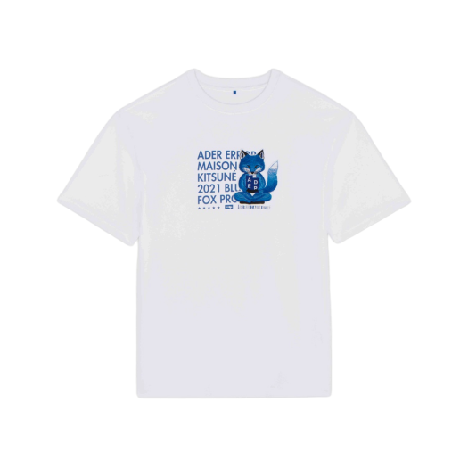関税込★Maison Kitsune x AderError Fog Fox T-Shirt Off White Maison Kitsuné x ADER error Jump Fox Tee Maison Kitsune