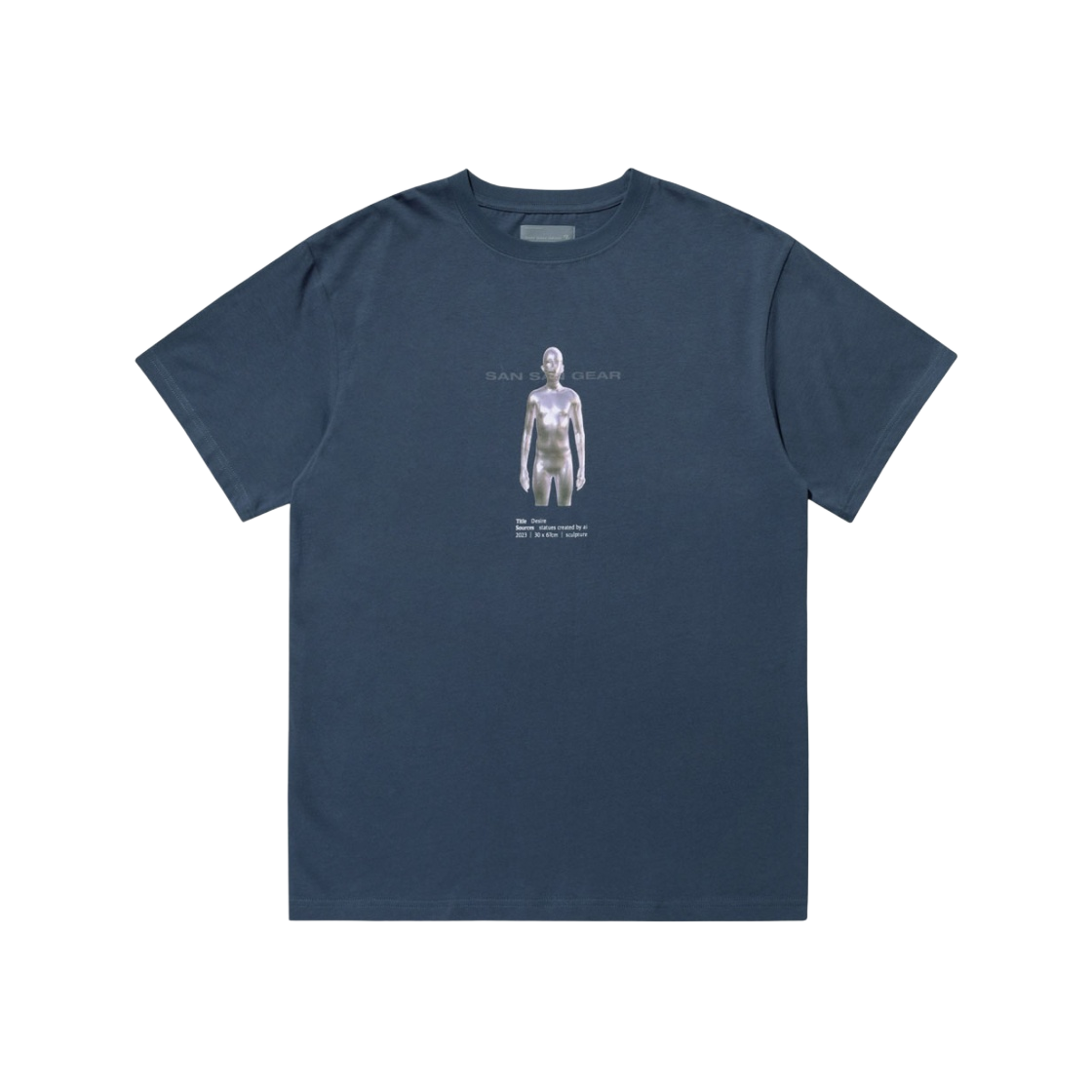 산산기어 크롬 바디 티셔츠 블랙 - 23SS | Sansan Gear | KREAM