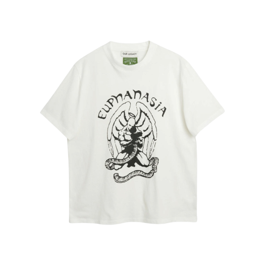 Our Legacy x Denim Tears x Tupac Box T-Shirt White Euphanasia Print