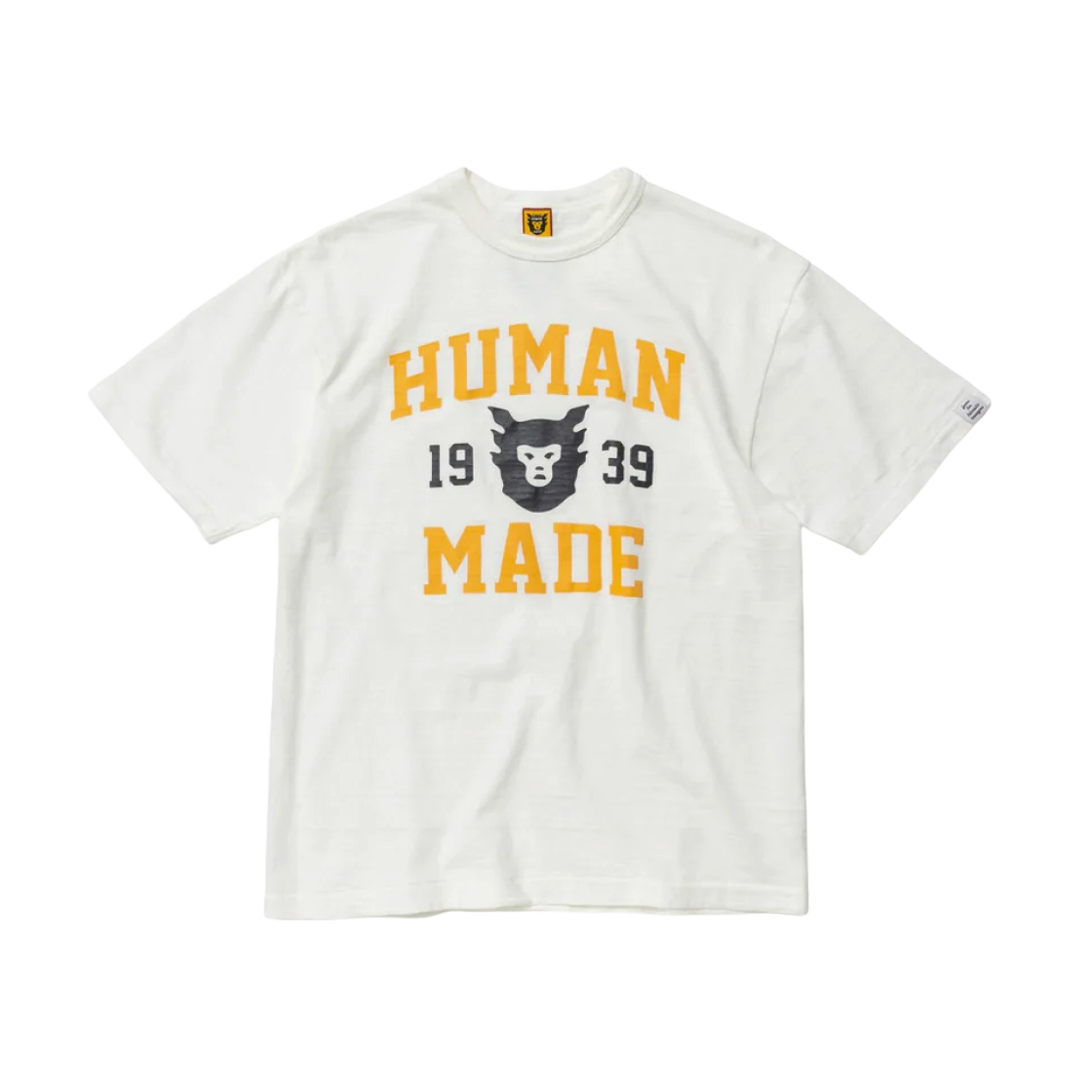 HM23TE029 Human Made Face Logo T-Shirt White - 대표 이미지 #1