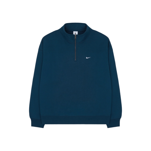 Nike NRG Solo Swoosh Heavy Weight BB Quarter Zip Top Valerian Blue - US/EU