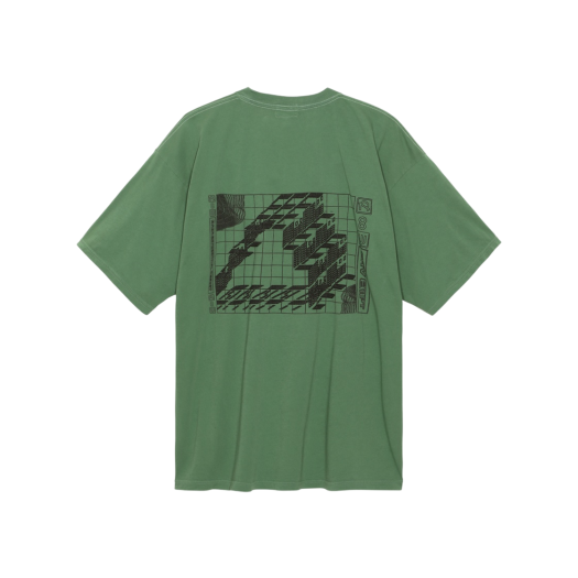 Cav Empt Overdye Non Referential Big T-Shirt Green - 23SS