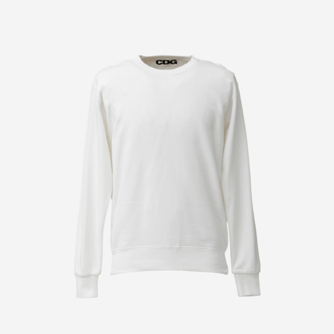 CDG 크루넥 스웨트셔츠 화이트(CDG Crewneck Sweatshirt White) - 2