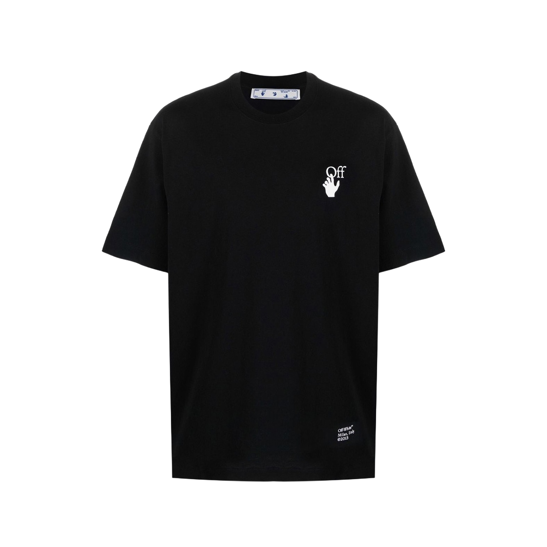 OMAA120F21JER0071001 Off-White Caravaggio Arrow Skate Over S/S T-Shirt Black - #2