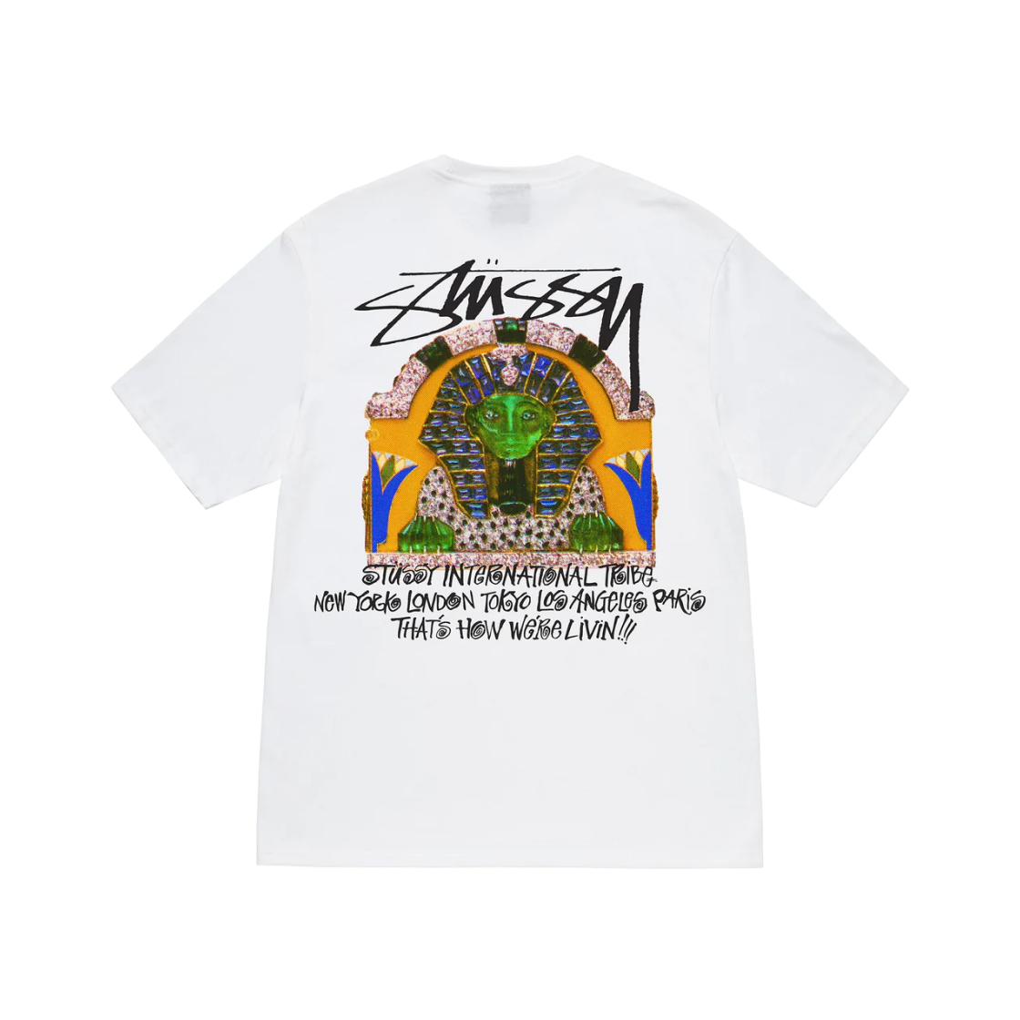 ★韓国の人気★【STUSSY】★SPHINX TE.E★WHITE★ org.jpg