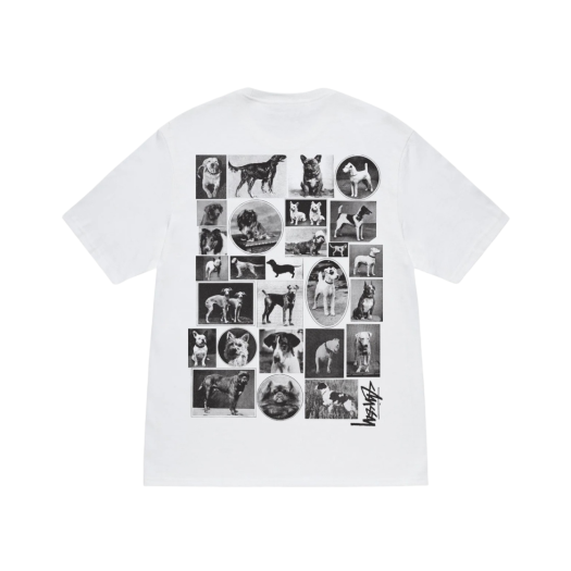 Stussy Dog Collage T-Shirt White