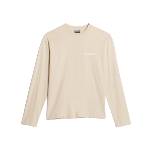 Jacquemus Le T-Shirt Manches Longues Long Sleeve T-Shirt Light Beige