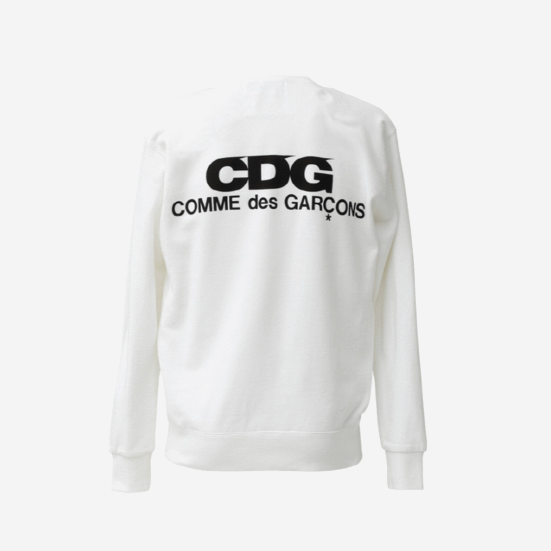 CDG 크루넥 스웨트셔츠 화이트(CDG Crewneck Sweatshirt White) - 1