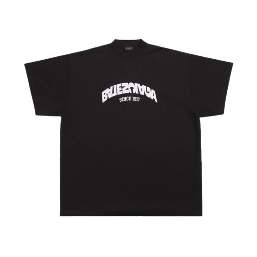 Balenciaga Back Flip T-Shirt Oversized Black