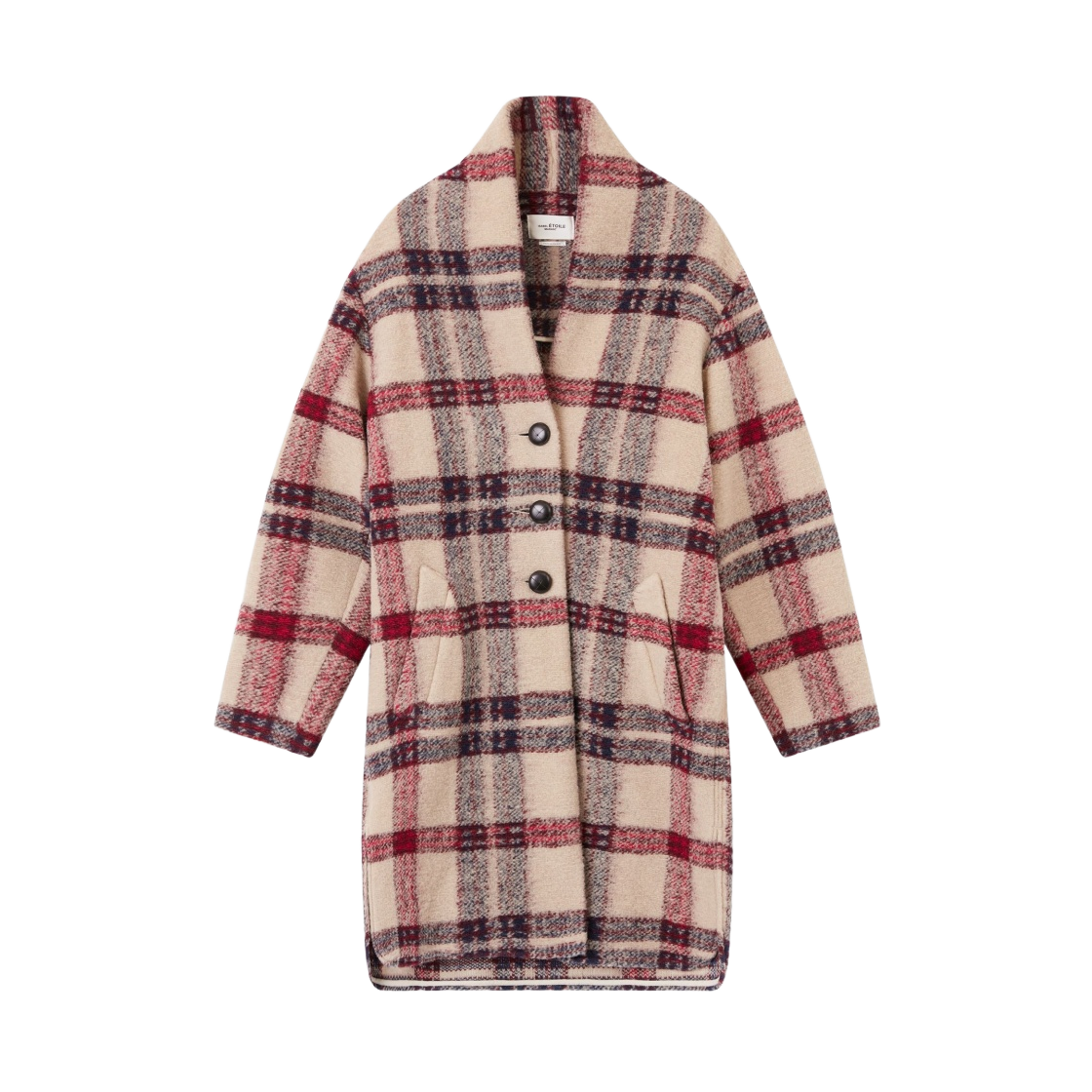 ☆韓国の人気☆【Isabel Marant】☆(W) Fontizi Checked Coa.t☆ MARANT ÉTOILE Fontizi checked wool-blend coat | NET-A-PORTER