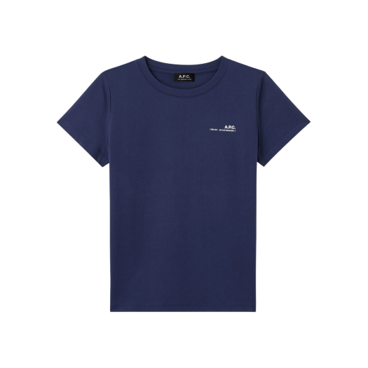 (W) A.P.C. Item T-Shirt Dark Navy Blue