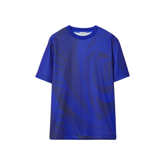(W) Burberry Rose Print T-Shirt Knight