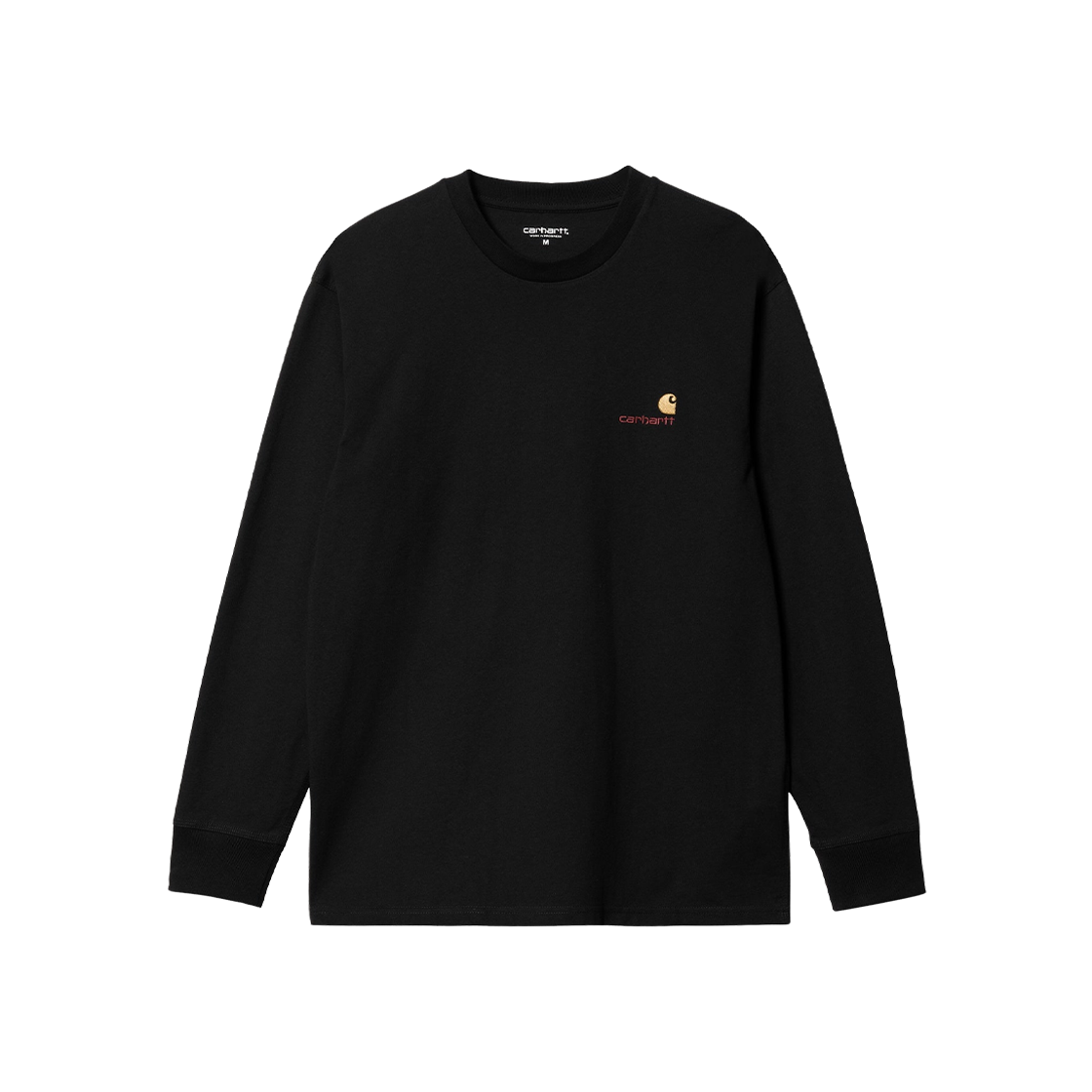 칼하트 WIP 아메리칸 스크립트 롱슬리브 티셔츠 블랙 | Carhartt