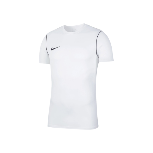 Nike Dri-Fit Park 20 Swoosh Short Sleeve Top White