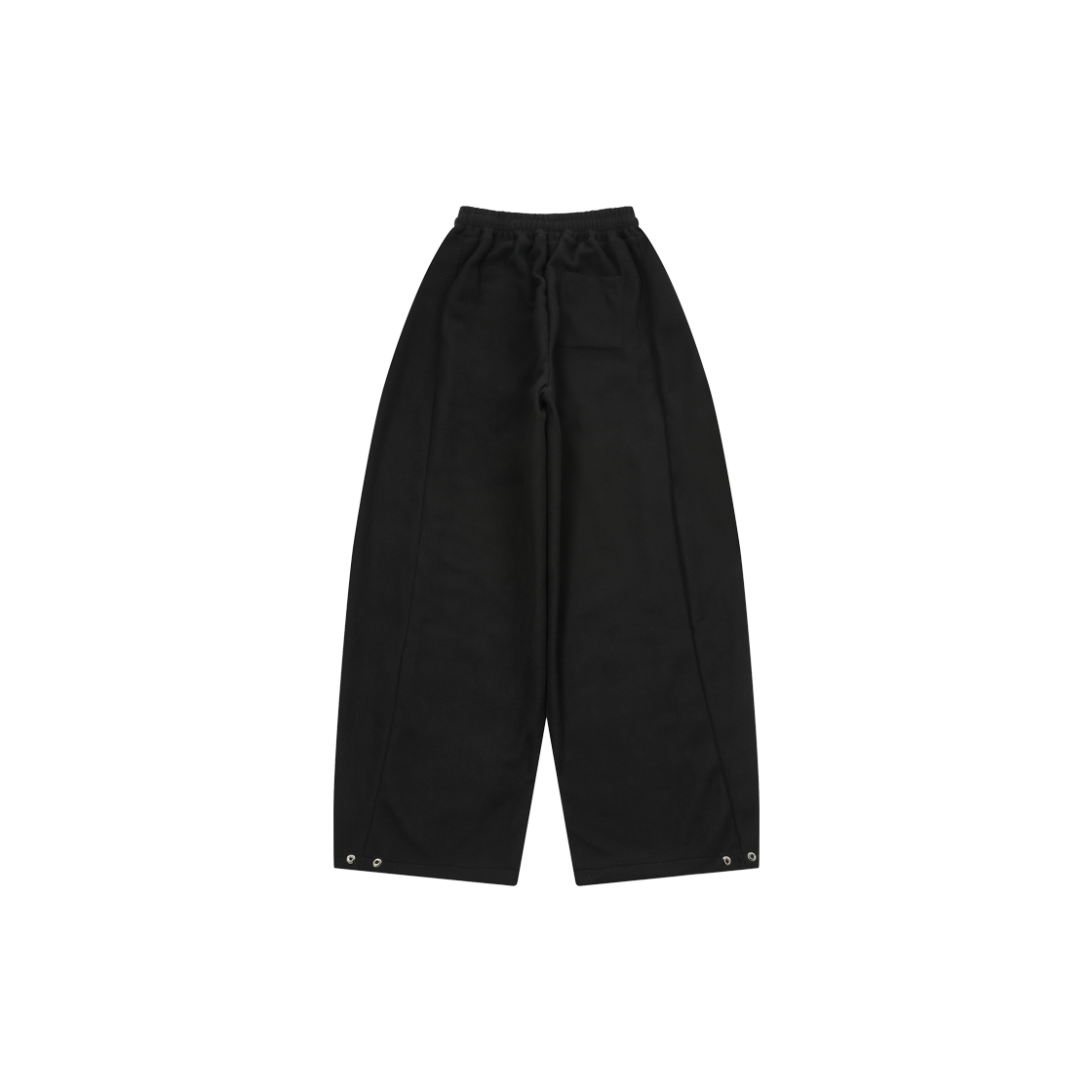 ★MUCENT★ Pinter Wide Curved Snap Fleece Sweatpants Unisex MUCENT Women's Sweatpants Items | 60% - Asian Fashion Online