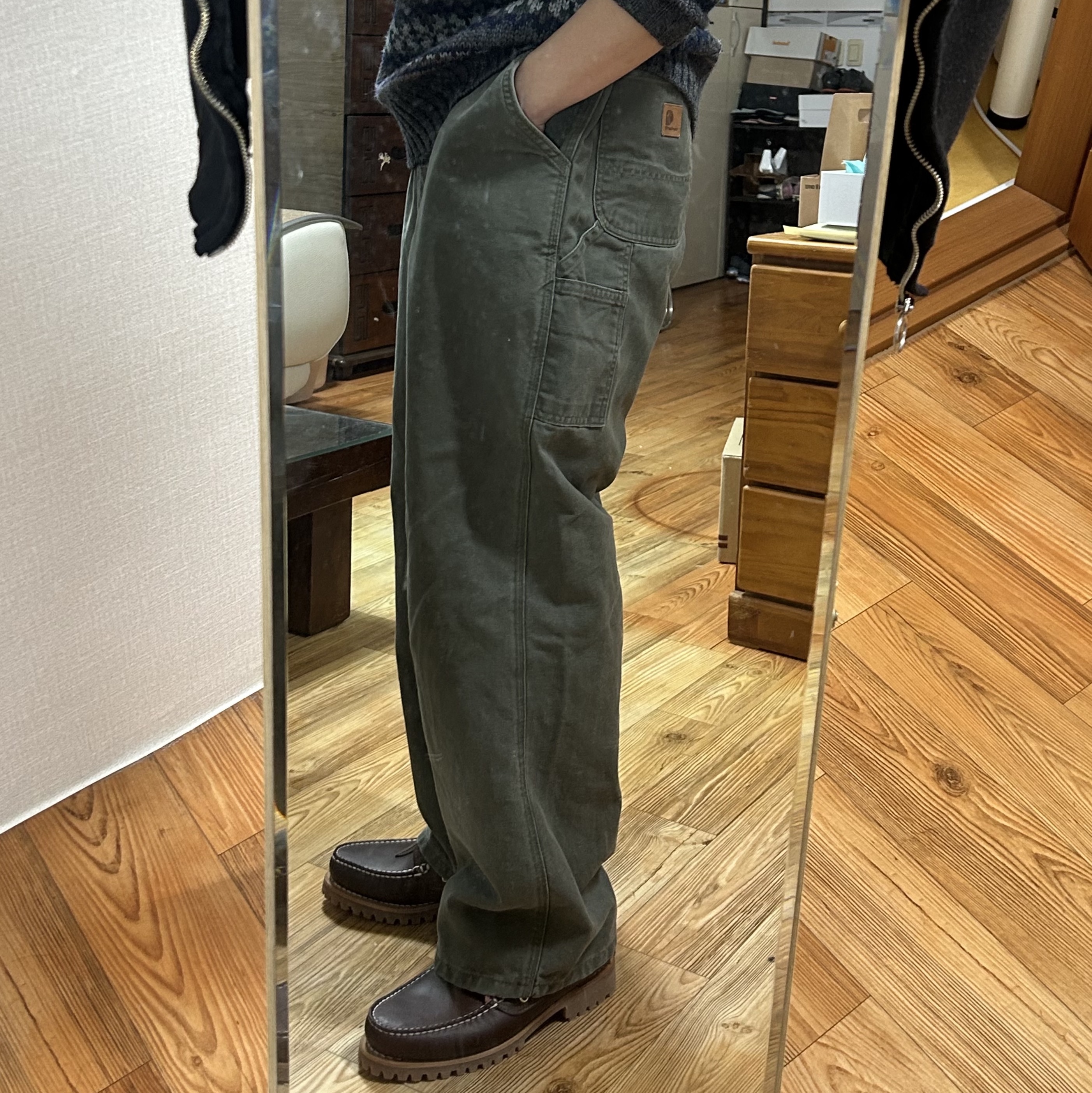 Timberland Classic 3-Eye Boat Shoes Brown - Wide 착용 스타일