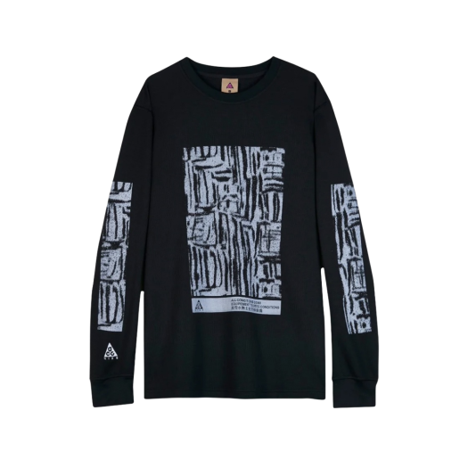 Nike ACG LS Waffle Top Black - Asia