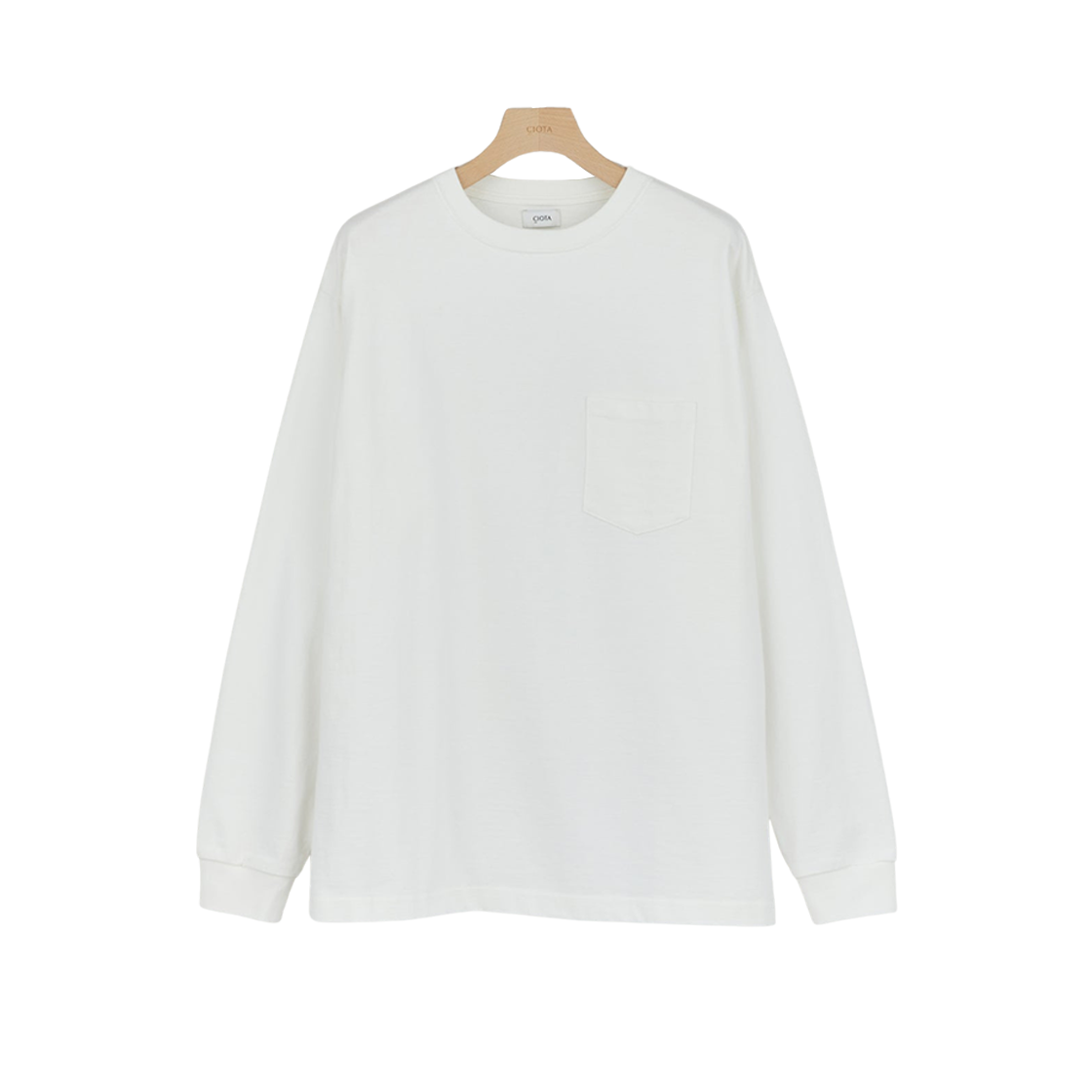 CSLM-105M Ciota Long Sleeve T-Shirt Off White