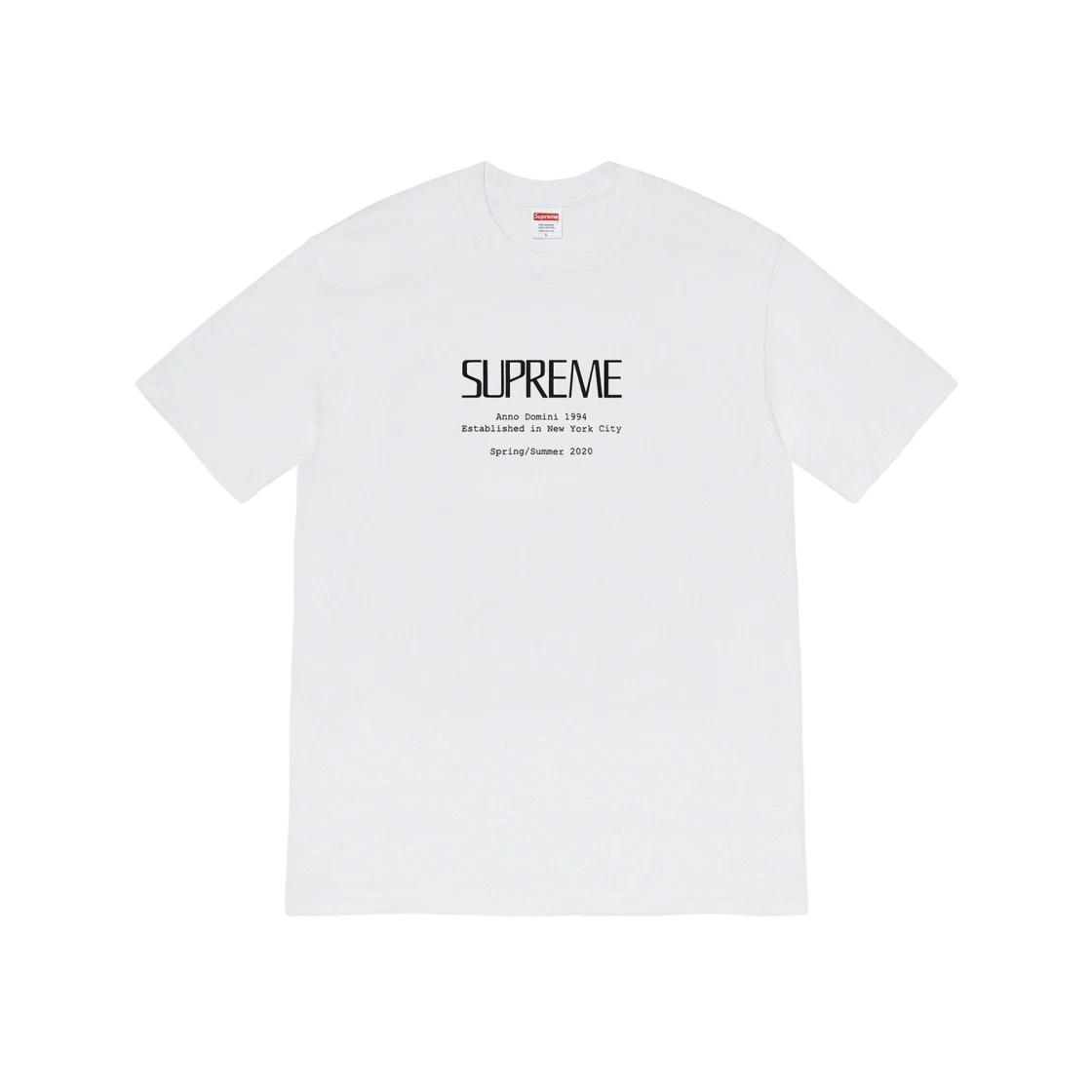 슈프림 아노 도미니 티셔츠 화이트 - 20SS | Supreme | KREAM Supreme Anno Domini T-Shirt White - 20SS