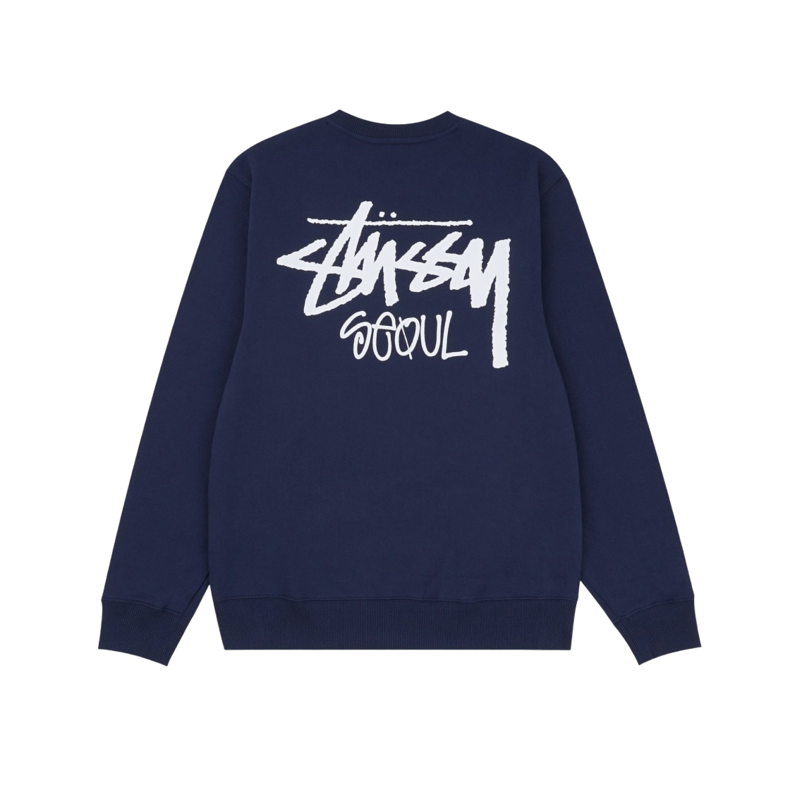 ★韓国の人気★【STUSSY】★Stussy Cre.w スウェット★Navy★ ☆韓国の人気☆【STUSSY】☆Stussy Relaxed Oversized Cre.w