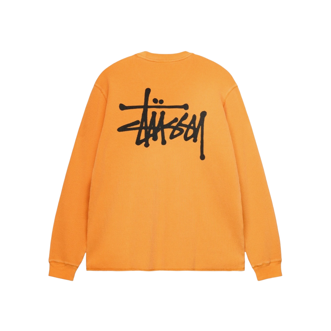 스투시 베이직 스탁 써멀 롱슬리브 티셔츠 워시드 블랙 | Stussy