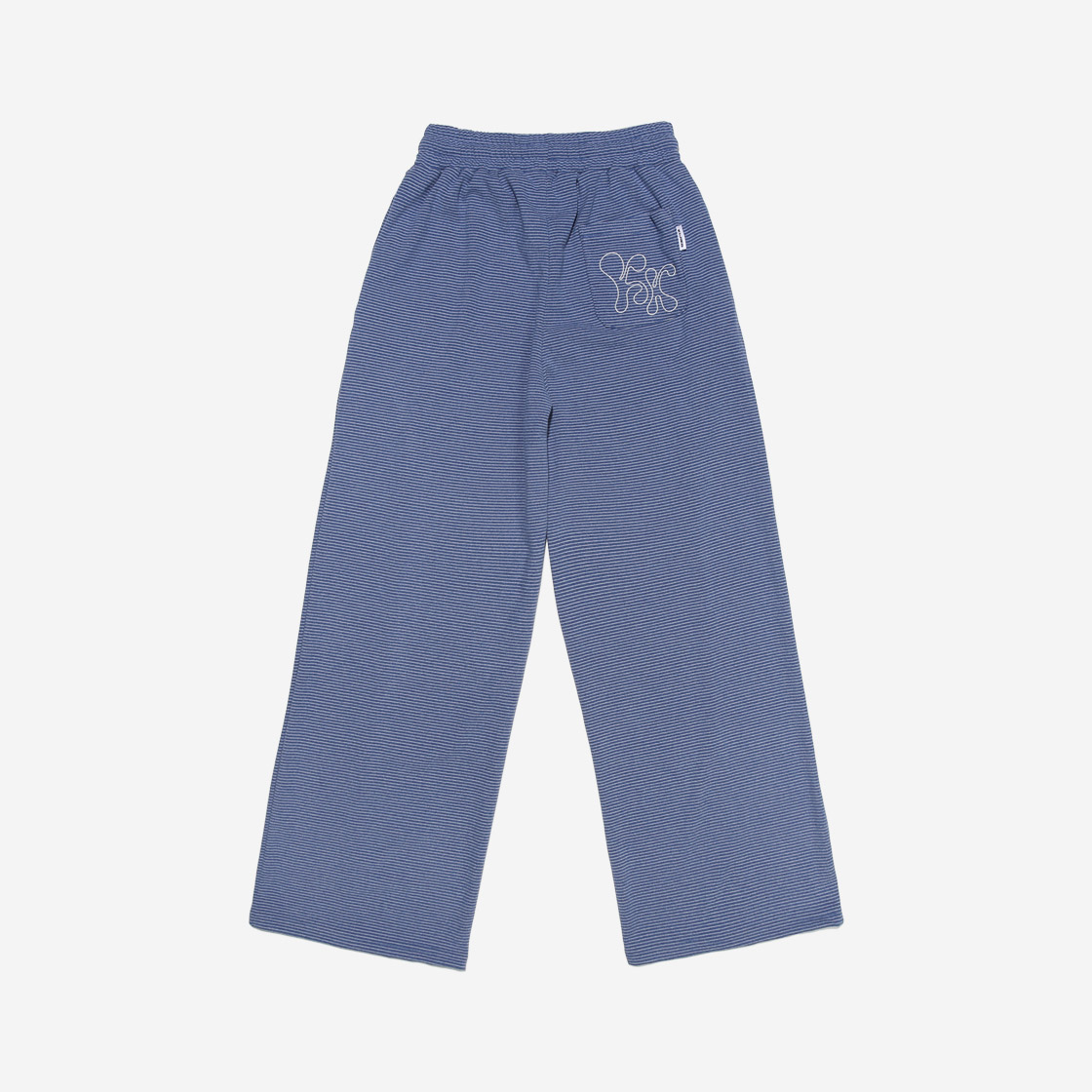 키지코 스트라이프 스웻팬츠 블루(KIJIKO Stripe Sweat Pants Blue) - 2
