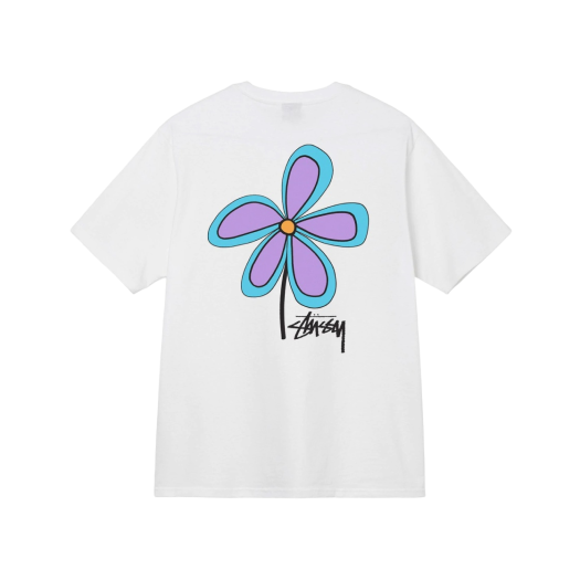 Stussy Flower T-Shirt White