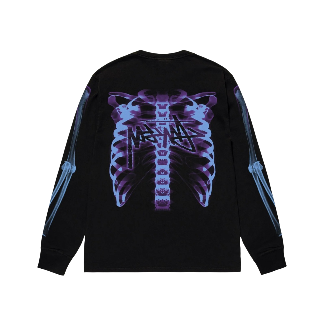 스투시 립 케이지 롱슬리브 티셔츠 블랙 | Stussy | KREAM