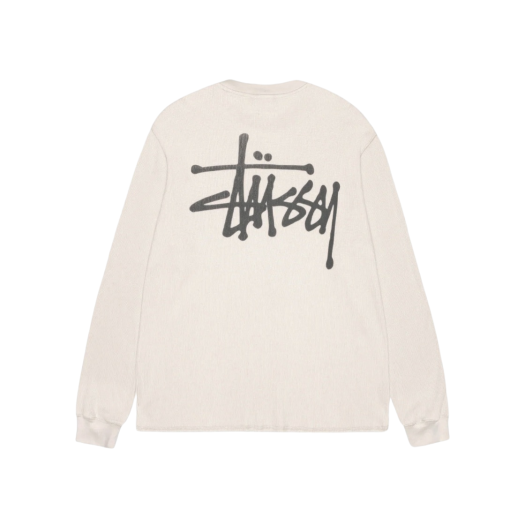 【Stussy】 正規品★ Lazy LS T-Shirt Bone Lazy Tee – Bone | Tees | Stüssy