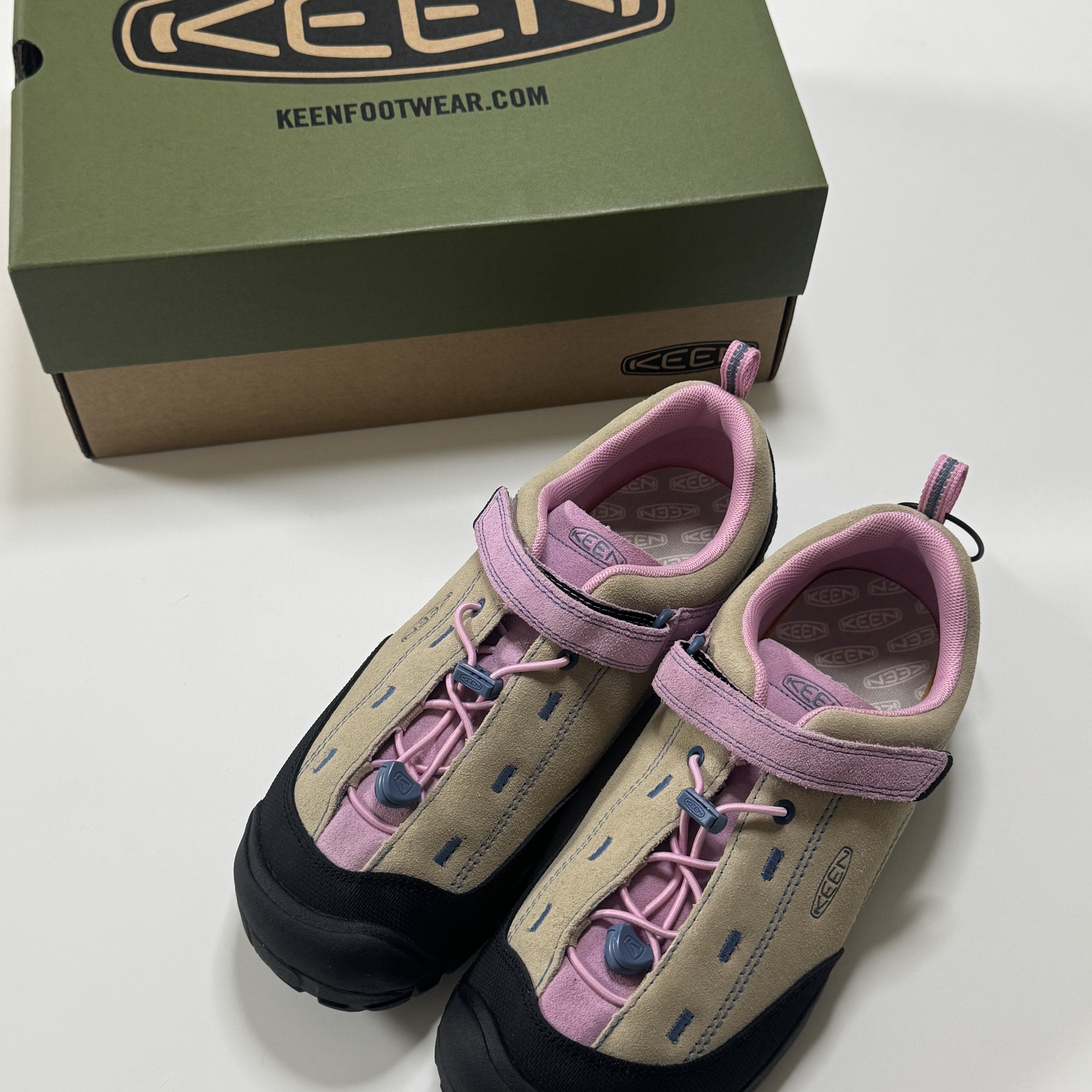 (Kids) Keen Jasper II Safari Pastel Lavender 착용 스타일 - 1