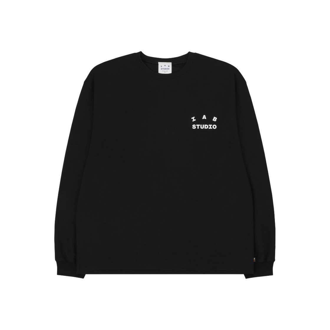 【IAB STUDIO】 IAB Studio Long Sleeve Black - 23FW 아이앱 스튜디오 롱슬리브 블랙 - 23FW | IAB Studio | KREAM