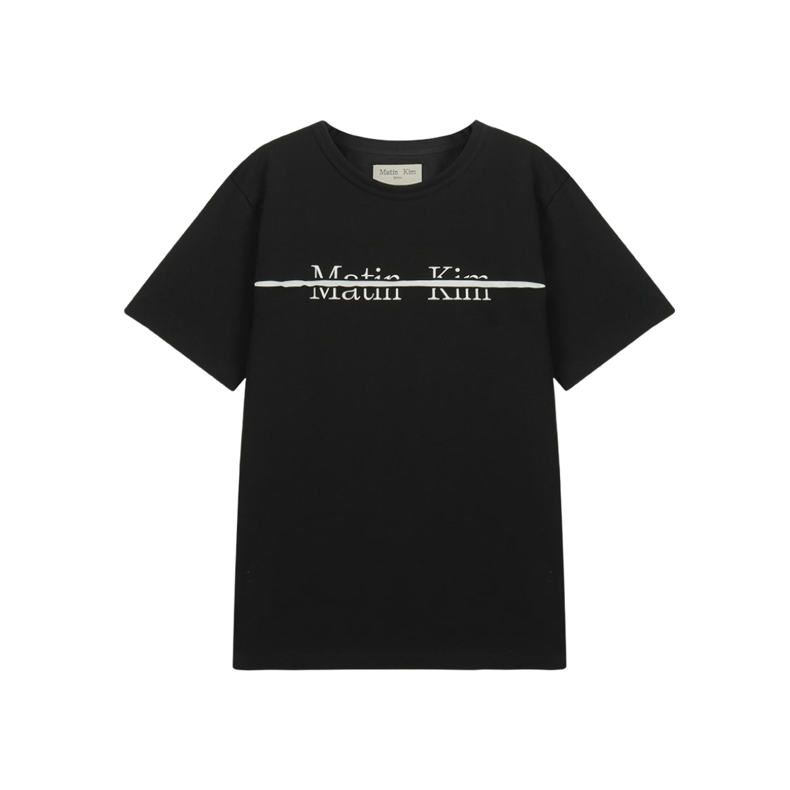 CUTTED LOGO RINGER CROP TOP IN WHITE – Matin Kim