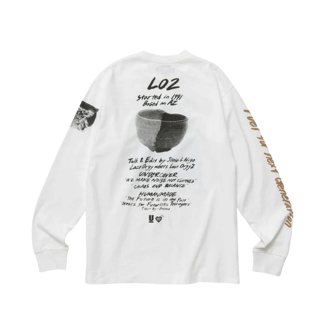 YOUTHBATH★韓国★男女兼用★Softtexture cargraphic longsleeve J.VOGUE·Skudai - 首趟🇹🇭泰国代购LAST CALL🔚 T081吊带并接