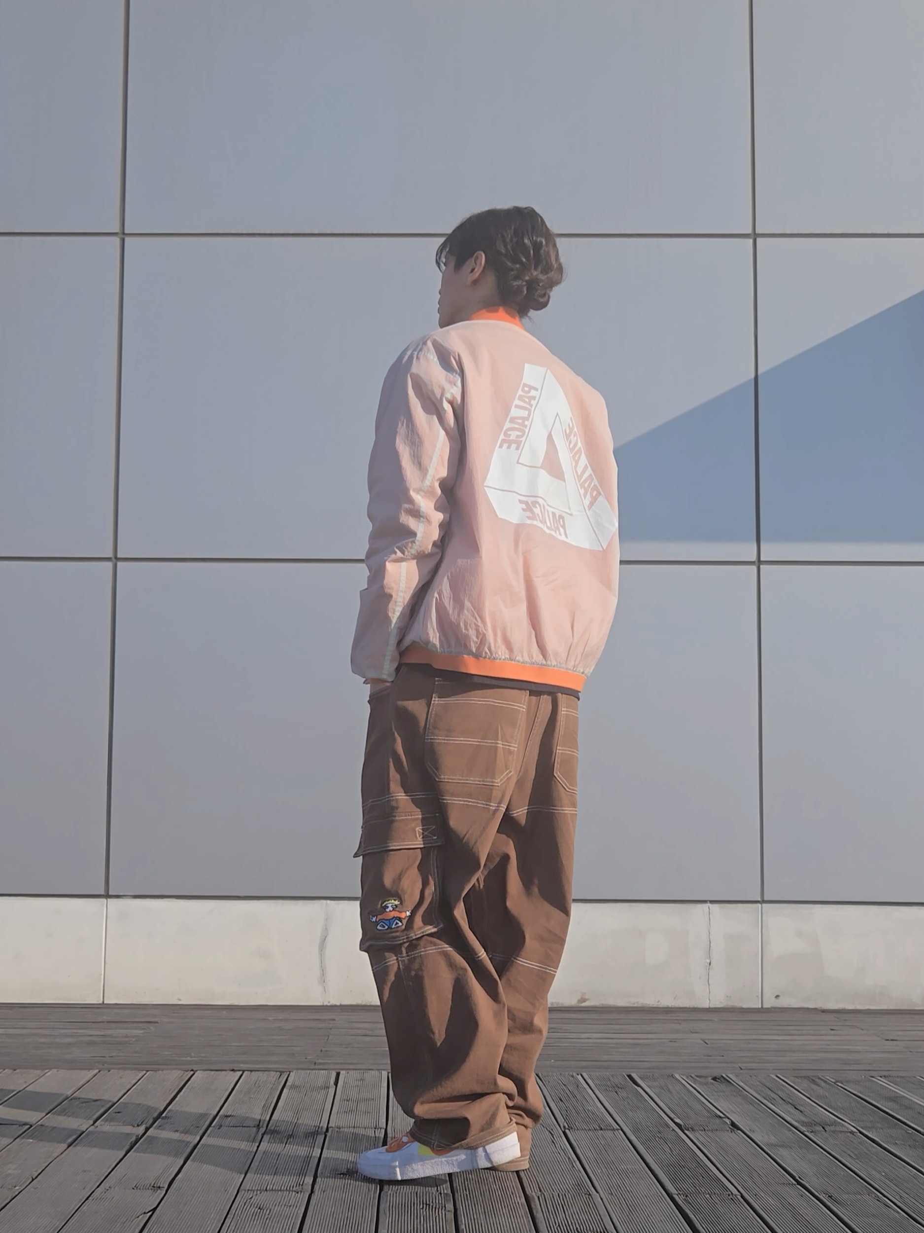 Nike x Sacai Blazer Low Magma Orange 착용 스타일