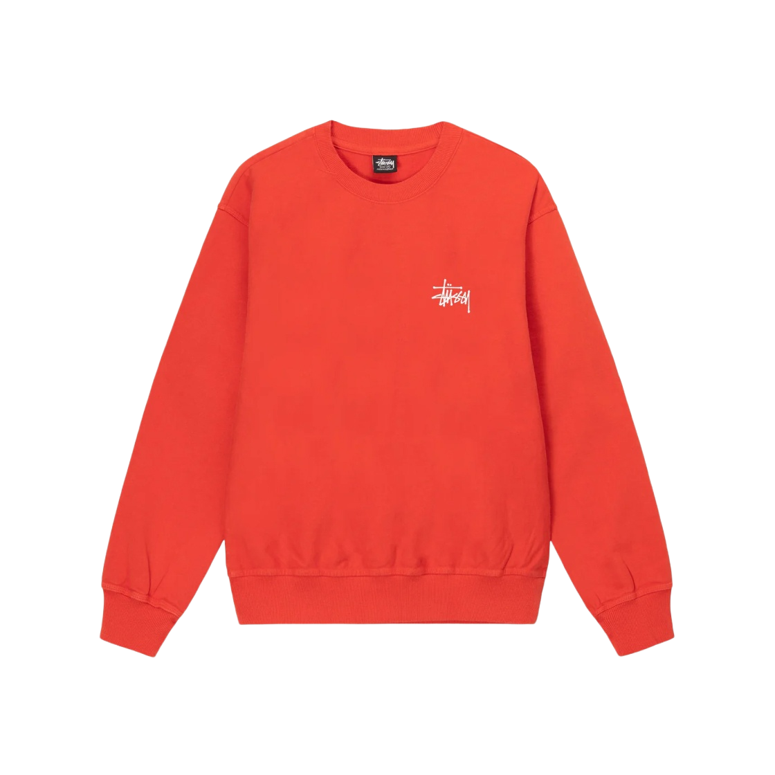 1914879 Stussy Basic Stussy Pigment Dyed Crew Tomato - #2