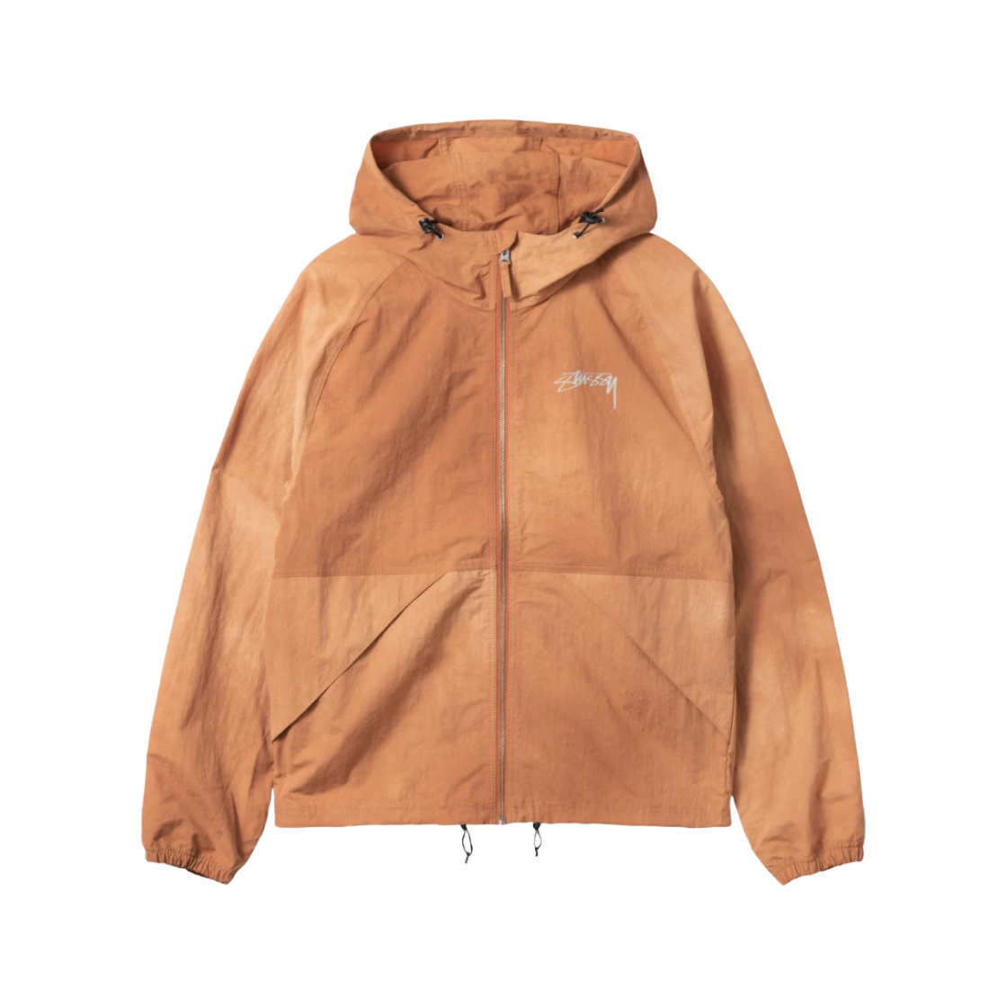 ★送料・関税込★Stussy★Wave Dye Beach Shell Jacket Brown★ Stussy Wave Dye Beach Shell Men's Jacket Coffee/Brown/Yellow