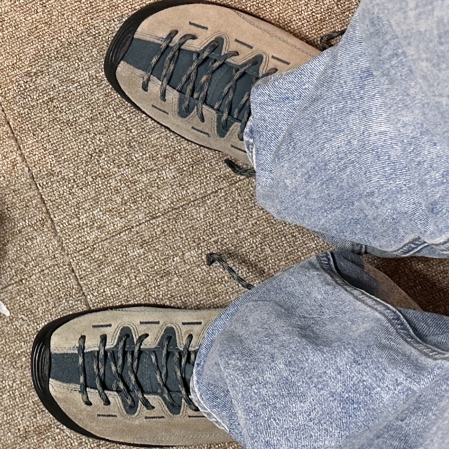 Keen Jasper Sneakers Brindle Orion Blue 착용 스타일 - 3