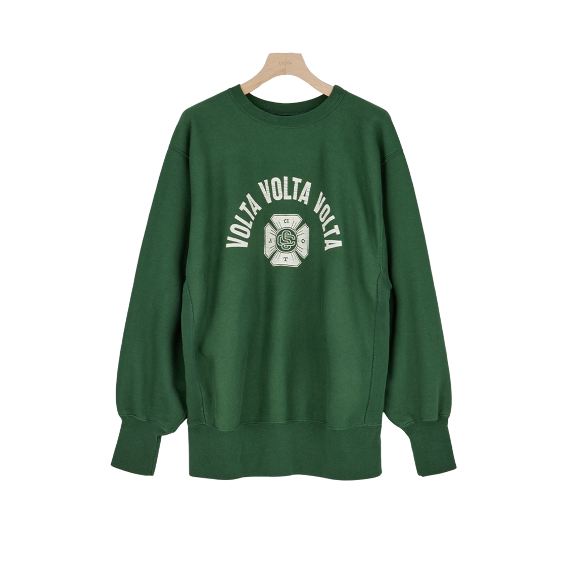 CSLM-123 Ciota Printed Sweatshirt Green